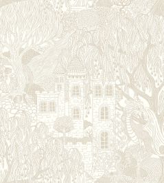 Kingdom of the Willow Wallpaper by Borastapeter Beige Kingdom of the Willow Wallpaper by Borastapeter Beige