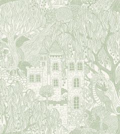 Kingdom of the Willow Wallpaper by Borastapeter Green Kingdom of the Willow Wallpaper by Borastapeter Green