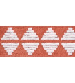 Kings Point Tape Trimming by Thibaut Coral Kings Point Tape Trimming by Thibaut Coral