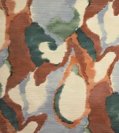 Kino Fabric by Pepe Penalver Green/Orange Kino Fabric by Pepe Penalver Green/Orange