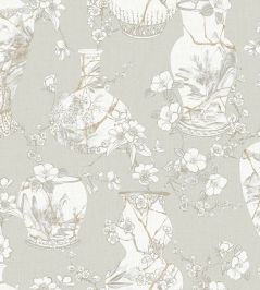 Kintsugi Pot Wallpaper by Jannelli&Volpi Linen Kintsugi Pot Wallpaper by Jannelli&Volpi Linen