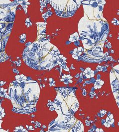 Kintsugi Pot Wallpaper by Jannelli&Volpi Red/Blue Kintsugi Pot Wallpaper by Jannelli&Volpi Red/Blue