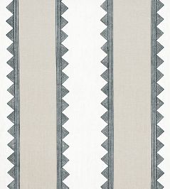 Kismet Stripe Fabric by Thibaut Black Kismet Stripe Fabric by Thibaut Black
