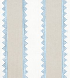 Kismet Stripe Fabric by Thibaut French Blue Kismet Stripe Fabric by Thibaut French Blue