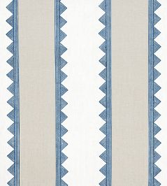 Kismet Stripe Fabric by Thibaut Navy Kismet Stripe Fabric by Thibaut Navy