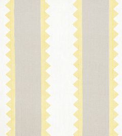 Kismet Stripe Fabric by Thibaut Yellow Kismet Stripe Fabric by Thibaut Yellow