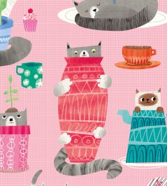 Kitten Kaboodle Wallpaper by Ohpopsi Bubblegum Kitten Kaboodle Wallpaper by Ohpopsi Bubblegum