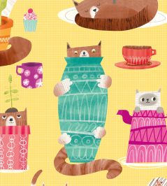 Kitten Kaboodle Wallpaper by Ohpopsi Dandelion Kitten Kaboodle Wallpaper by Ohpopsi Dandelion
