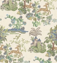 Knight's Tale Wallpaper by GP & J Baker Sage/Blue Knight's Tale Wallpaper by GP & J Baker Sage/Blue