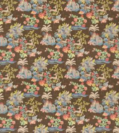 Knights Tale Fabric by GP & J Baker Cocoa Knights Tale Fabric by GP & J Baker Cocoa