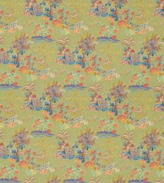 Knights Tale Fabric by GP & J Baker Spring Green Knights Tale Fabric by GP & J Baker Spring Green