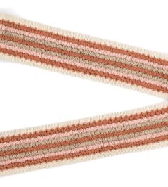 Knitted Braid Trimming by Villa Nova Brick Knitted Braid Trimming by Villa Nova Brick