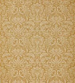 Knole Damask Fabric by Zoffany Gold Knole Damask Fabric by Zoffany Gold