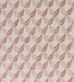 Knot Garden Fabric by James Hare Red Knot Garden Fabric by James Hare Red
