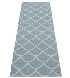 Kotte Runner Rug by Pappelina Storm/Blue fog Kotte Runner Rug by Pappelina Storm/Blue fog