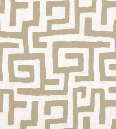 Kuba Cay Fabric by Zinc Moonbeam Kuba Cay Fabric by Zinc Moonbeam