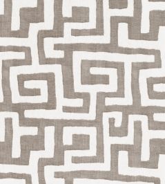 Kuba Cay Fabric by Zinc Pebble Kuba Cay Fabric by Zinc Pebble