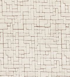 Kupka Fabric by Clarke & Clarke Ivory Kupka Fabric by Clarke & Clarke Ivory