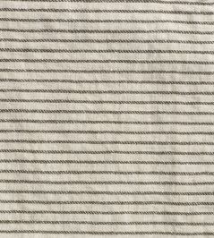 Textured Stripe Linen Fabric by Volga Linen Charcoal/Natural Textured Stripe Linen Fabric by Volga Linen Charcoal/Natural