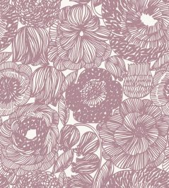 Kurjenpolvi Wallpaper by Marimekko Pink Kurjenpolvi Wallpaper by Marimekko Pink