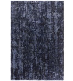 Kuza Abstract Rug by Asiatic Navy Kuza Abstract Rug by Asiatic Navy