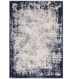 Kuza Border Rug by Asiatic Navy Kuza Border Rug by Asiatic Navy