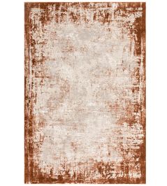 Kuza Border Rug by Asiatic Terracotta Kuza Border Rug by Asiatic Terracotta