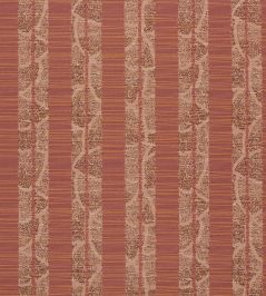 Kyoto Stripe Fabric by Zoffany Russet Kyoto Stripe Fabric by Zoffany Russet