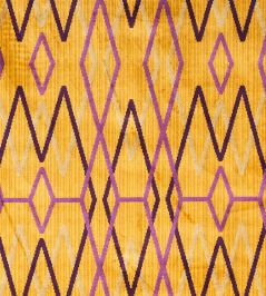 Kyoto Trellis Fabric by Schumacher Saffron Kyoto Trellis Fabric by Schumacher Saffron