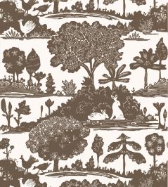 La Foret Wallpaper by Thibaut Brown La Foret Wallpaper by Thibaut Brown