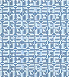 Labyrinth Velvet Fabric by Thibaut Blue Labyrinth Velvet Fabric by Thibaut Blue