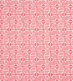 Labyrinth Velvet Fabric by Thibaut Coral Labyrinth Velvet Fabric by Thibaut Coral