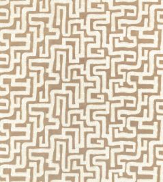 Labyrinth Fabric by Zinc Taupe Labyrinth Fabric by Zinc Taupe