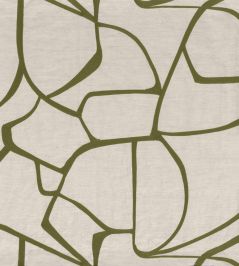 Lacis Fabric by Casamance Olive Lacis Fabric by Casamance Olive