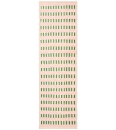 Ladakh Runner Rug by Chhatwal & Jonsson Off White/Cactus Green/Dusty Pink Ladakh Runner Rug by Chhatwal & Jonsson Off White/Cactus Green/Dusty Pink