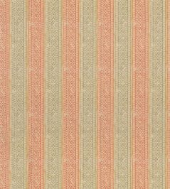 Ladbroke Stripe Fabric by Mulberry Home Red/Green Ladbroke Stripe Fabric by Mulberry Home Red/Green