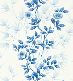 Lady Alford Wallpaper by Harlequin Porcelain / China Blue Lady Alford Wallpaper by Harlequin Porcelain / China Blue