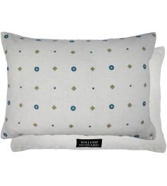 Laghu Cushion 50 x 35cm by William Yeoward Duck Egg Laghu Cushion 50 x 35cm by William Yeoward Duck Egg