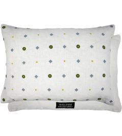 Laghu Cushion 50 x 35cm by William Yeoward Sage Laghu Cushion 50 x 35cm by William Yeoward Sage