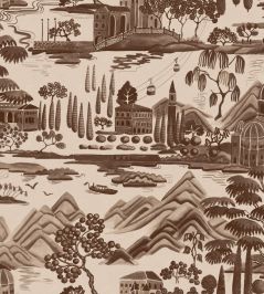 Lake Como Wallpaper by Sandberg Brown Lake Como Wallpaper by Sandberg Brown