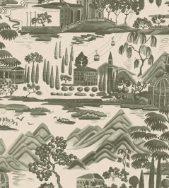 Lake Como Wallpaper by Sandberg Forest Green Lake Como Wallpaper by Sandberg Forest Green