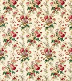 Lakeland Paradis Velvet Fabric by Sanderson Carmine/Geolu Lakeland Paradis Velvet Fabric by Sanderson Carmine/Geolu