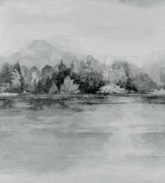Lakeside Wallpaper by 1838 Wallcoverings Pewter Lakeside Wallpaper by 1838 Wallcoverings Pewter