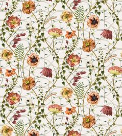 Lamorran Trail Fabric by Osborne & Little Pink Lamorran Trail Fabric by Osborne & Little Pink
