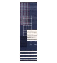 Lan Runner Rug by GAN Indigo Lan Runner Rug by GAN Indigo