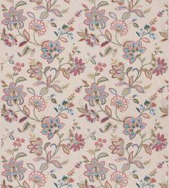 Langley Fabric by GP & J Baker Red/Blue Langley Fabric by GP & J Baker Red/Blue