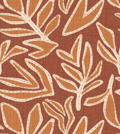 Lanzea Wallpaper by Casamance Terracotta/safran Lanzea Wallpaper by Casamance Terracotta/safran
