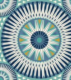 Large Ellipse Wallpaper by Ohpopsi Denim & Flax Large Ellipse Wallpaper by Ohpopsi Denim & Flax