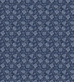 Laurel Fabric by Warwick Indigo Laurel Fabric by Warwick Indigo