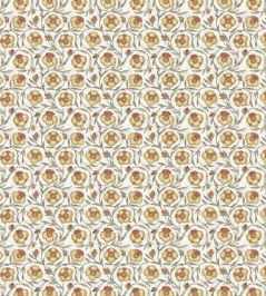 Laurel Fabric by Warwick Saffron Laurel Fabric by Warwick Saffron